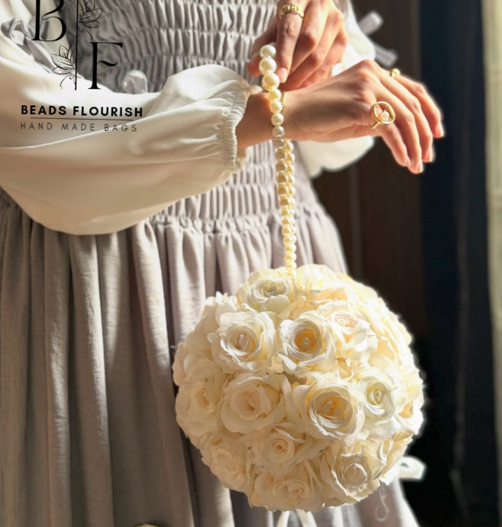 BF # 1008 Flower bouquet clutch for brides