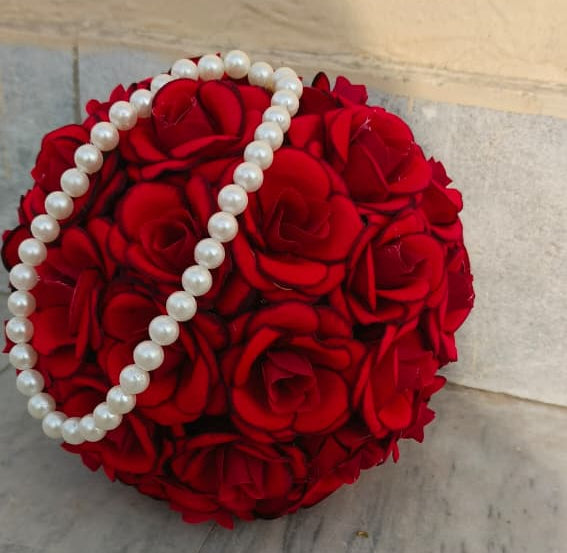 BF # 1008 Flower bouquet clutch for brides